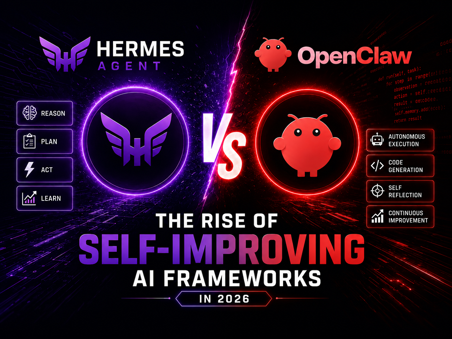 Hermes Agent vs OpenClaw comparison