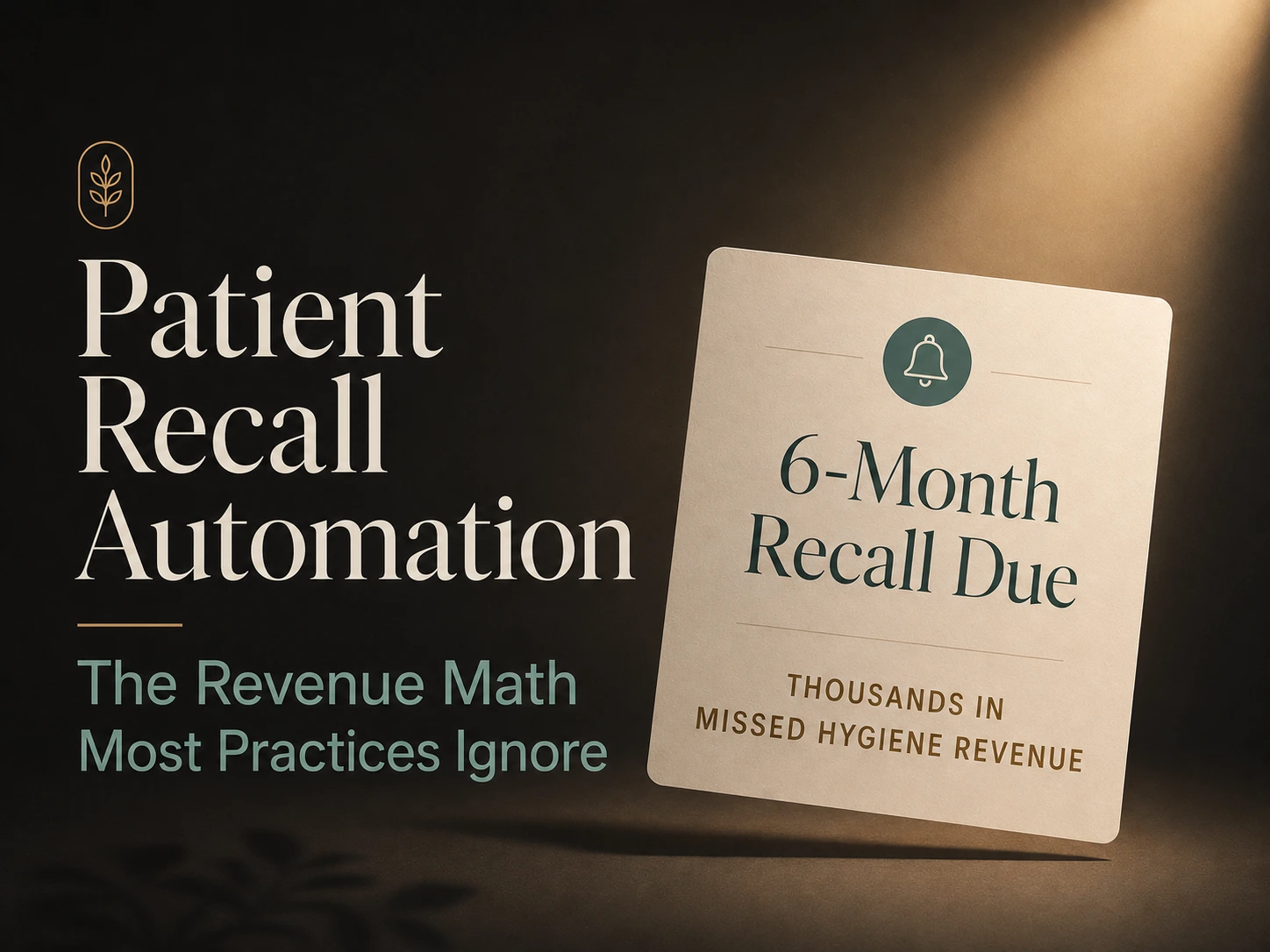 Patient Recall Automation: The Revenue Math Most Dental Practices Ignore